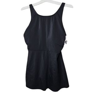 Lands' End Top Swimwear Tankini Summer Essential Cute Chic Swimming Classiccore